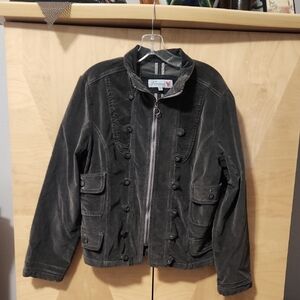 Women's Dark Brown Corduroy Jacket Size Medium
